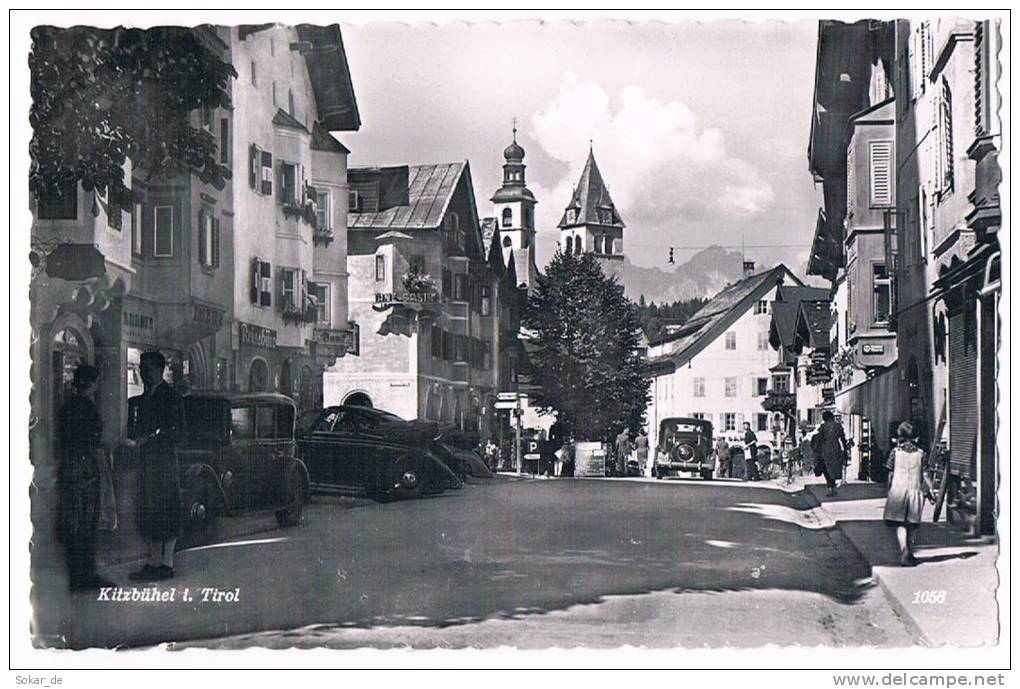 AK Kitzbühel Tirol Oldtimer Autos Österreich - Kitzbühel