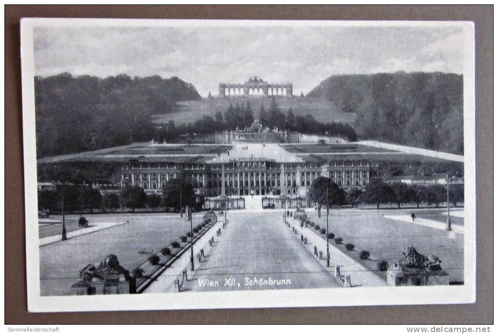 Ansichtskarte Gel.1940 Wien Schönbrunn - Malterdingen Baden - Sonstige & Ohne Zuordnung