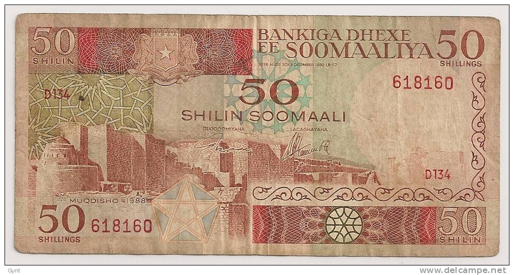 SOMALIE 50 SHILIN  TB - Somalia