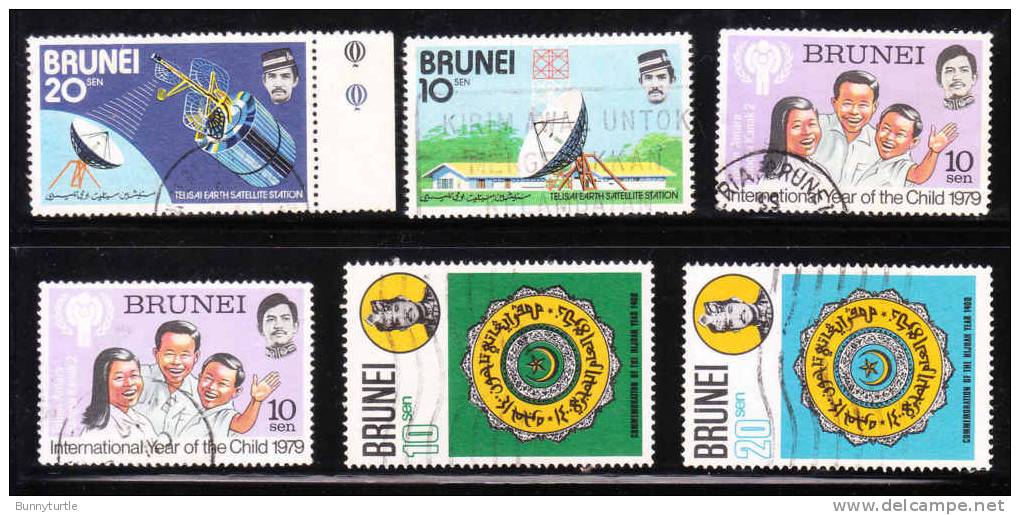 Brunei 1979 Collection International Year CHild Satellite Used - Brunei (...-1984)
