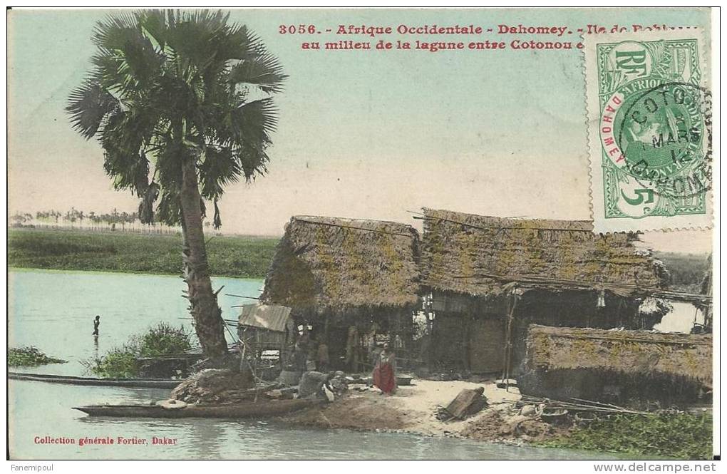 DAHOMEY.  Ile De Robinson Au Milieu De La Lagune Entre Cotonou Et .... - Dahomey