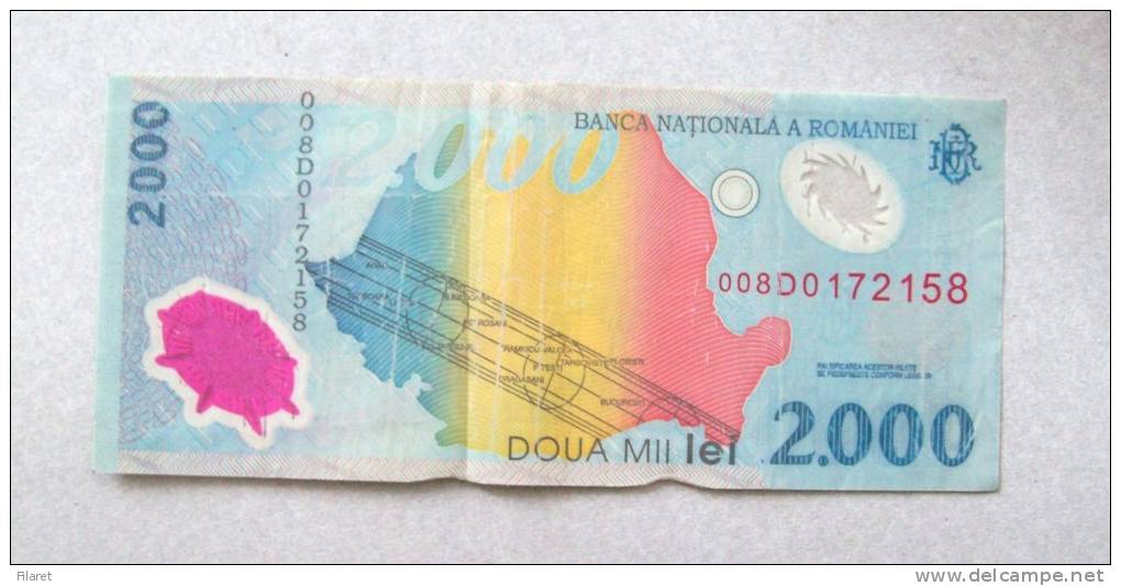 ROMANIA-2000 LEI,1998 PERIOD - Roumanie