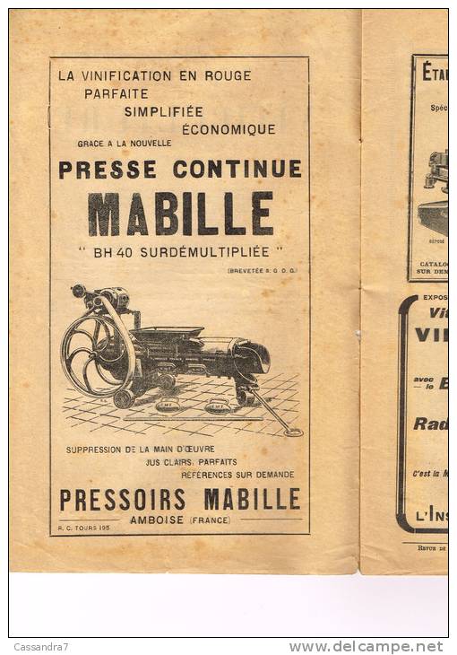 Agricole - Vin - Vigne - Revue De La Viticulture - De Super Pub - Nouveau Statut Viticulture Ecommerce Du Vin Moët & C - Riviste - Ante 1900