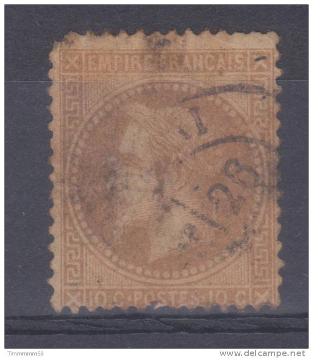 Lot N°20439   N°28B, Oblit Cachet à Date - 1863-1870 Napoléon III Lauré