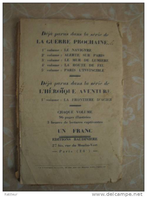 L´Héroïque Aventure - N° 2 / Les Canons Longs ( 1935 ). - Action