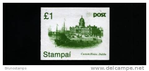 IRELAND/EIRE - 1985  £ 1  BOOKLET CUSTOM HOUSE  MINT NH - Carnets