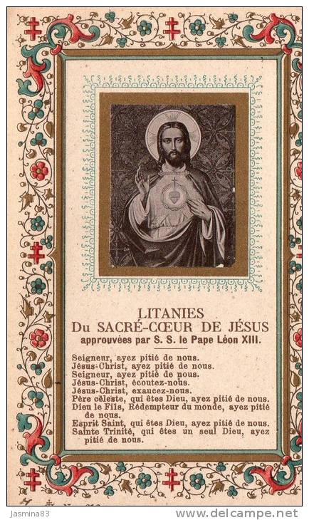 Lithanies Du Sacré-Coeur De Jésus - Images Religieuses