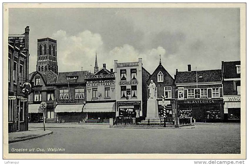 Pays Bas -hollande - Ref 189- Groeten Uit Oss Walplein  - Carte Bon Etat - - Oss