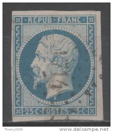 Louis-Napoléon  N° 10  Avec Oblitèration Losange 1740, Voir Etat. - 1852 Luis-Napoléon