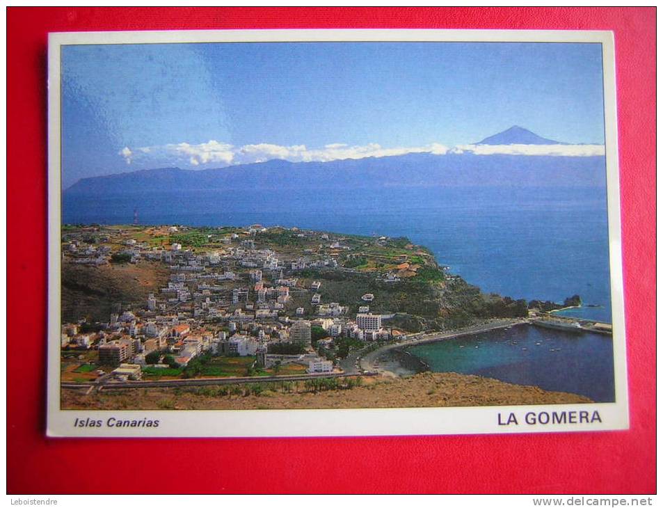 CPM ESPAGNE  ISLAS CANARIAS  LA GOMERA NON VOYAGEE  CARTE EN BON ETAT,MINIME VECU - Gomera