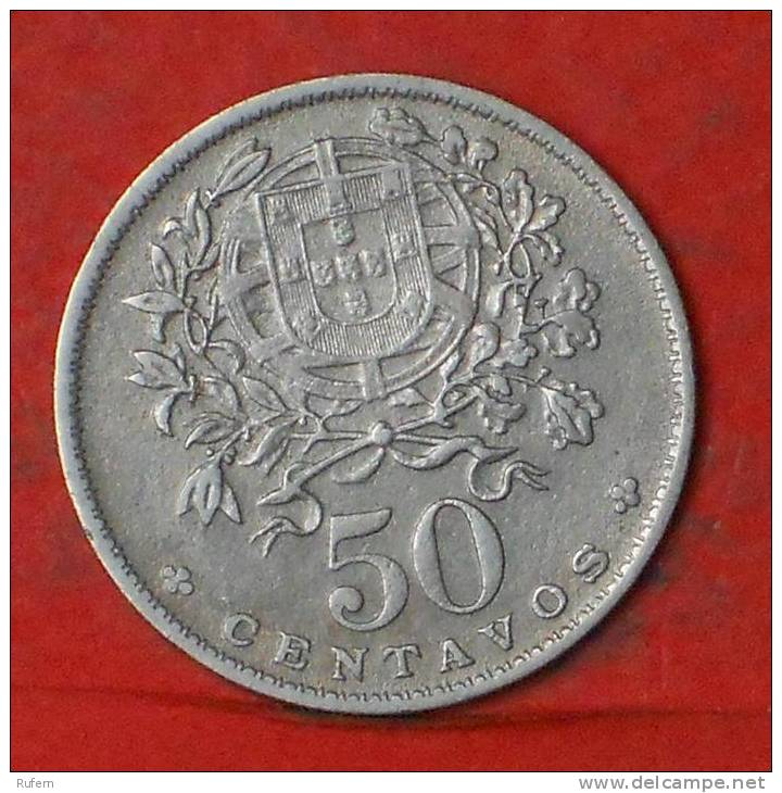 PORTUGAL  50  CENTAVOS  1962   KM# 577  -    (1151) - Portugal