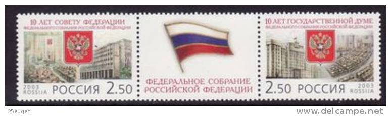 RUSSIA 2003  MICHEL NO:1134-5  MNH  /zx/ - Unused Stamps