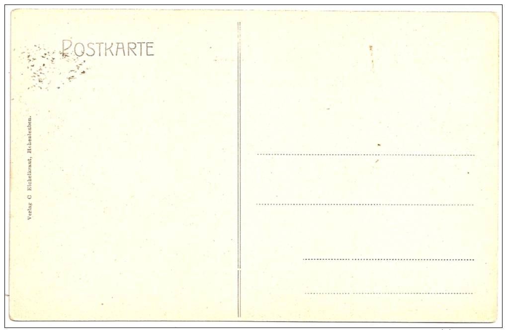 GRUSS Aus HOHENLEUBEN - Postamt +++ RARE ANIMÉE +++ C. Eichelkraut, Hohenleuben ++++++ - Greiz