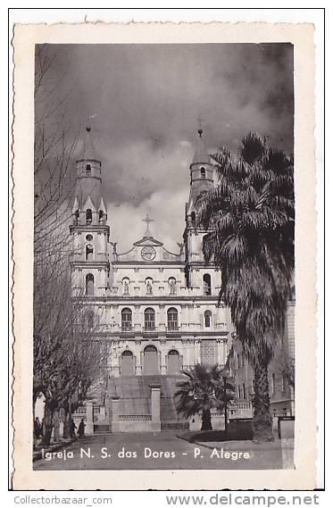 Brazil Porto Alegre Iglesia N.S. Das Dores Cartao Postal Photo Original Postcard Cpa Ak (W_752) - Porto Alegre