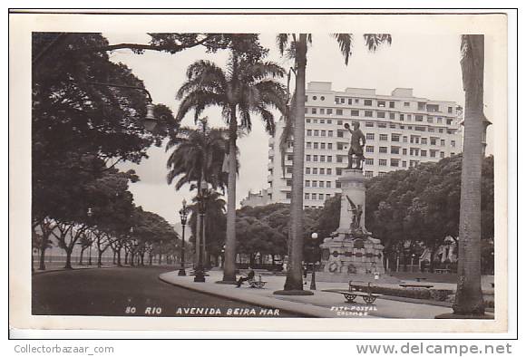 Brazil Rio De Janeiro Avenida Beira Mar Cartao Postal Photo Original Postcard Cpa Ak (W_833) - Rio De Janeiro