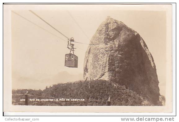 Brazil Rio De Janeiro Pao De Assucar Cartao Postal Photo Original Postcard Cpa Ak (W_836) - Rio De Janeiro