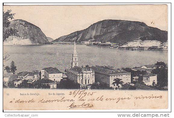 Brazil Rio De Janeiro Bahia De Botafogo Cartao Postal Original Postcard Cpa Ak (W_814) - Rio De Janeiro