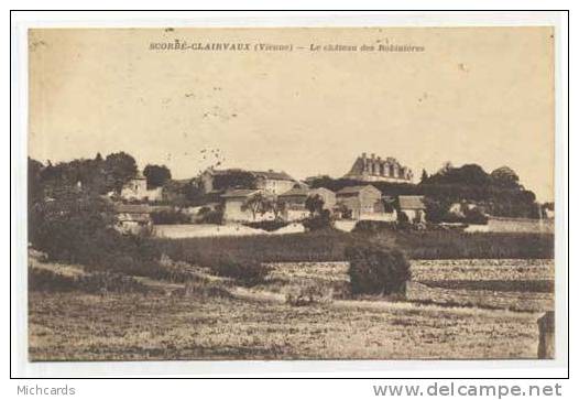 CPA 86 SCORBE CLAIRVAUX - Le Chateau Des Robinieres - Scorbe Clairvaux