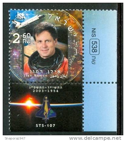 2003 Israele Spazio Space Espace Set MNH** Spa201 - Unused Stamps (with Tabs)
