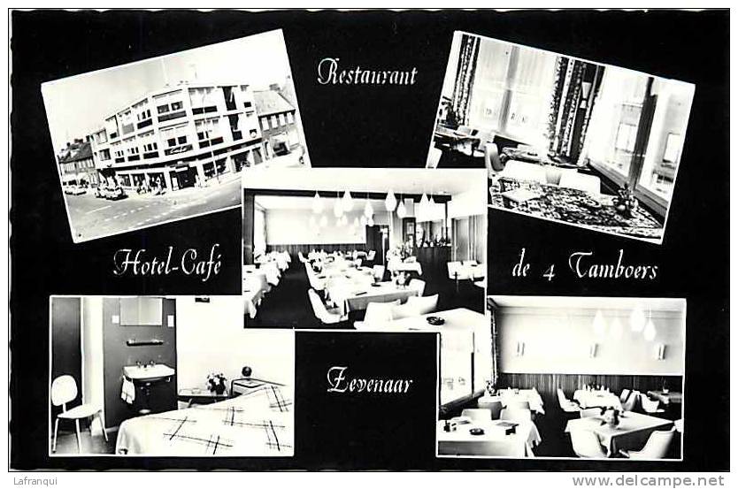 Pays Bas -hollande -ref 153-hotel Cafe Restaurant De 4 Tamboers -raadhuisplein 10, Zevenaar -carte Bon Etat  - - Zevenaar