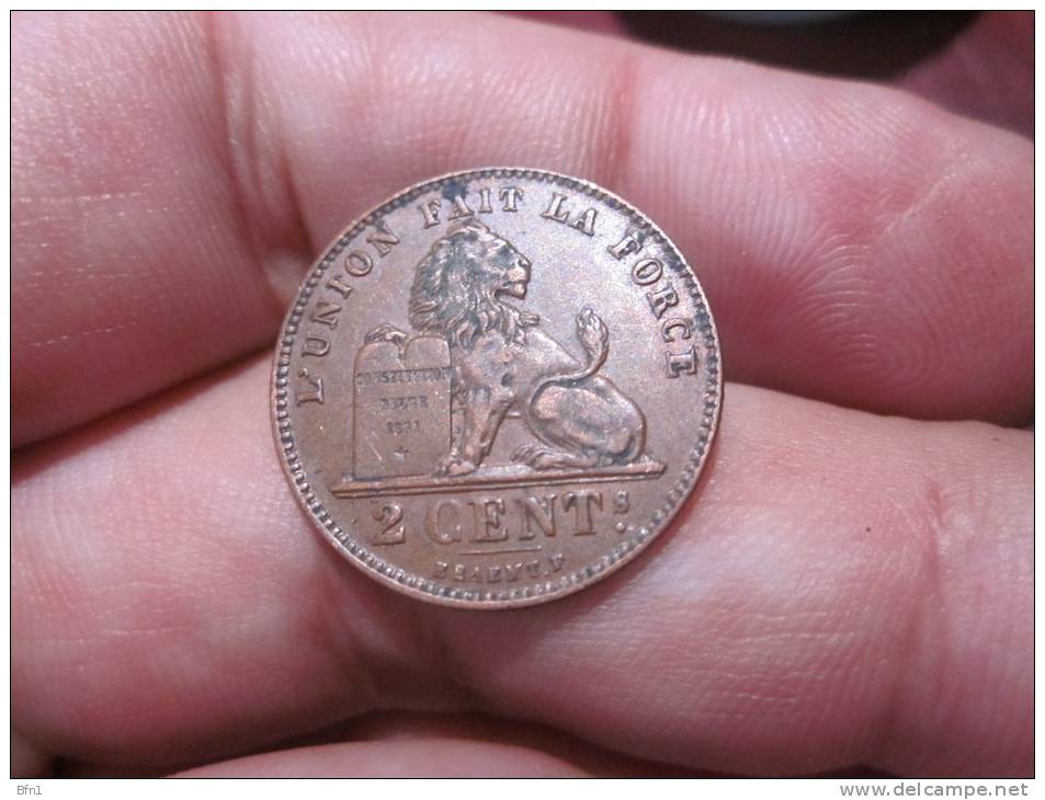 BELGIQUE - 2 Cent- 1912- SPL TEXTE FRANCAIS- VOIR PHOTOS - 2 Cents