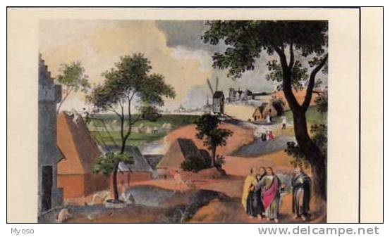 43 MONTFAUCON DU VELAY Collection De12 Tableaux De Grimer, Ecole Flamande Peinture Sur Bois, Juin - Montfaucon En Velay