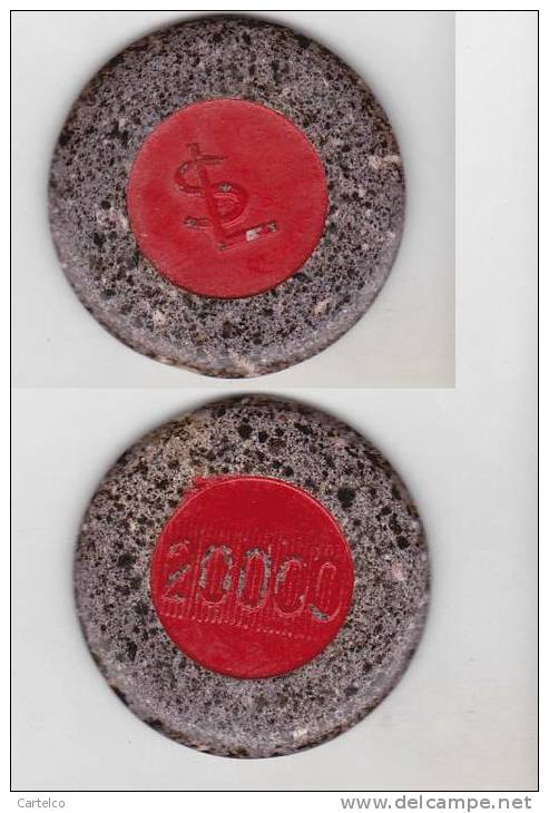 Romania Old Casino Token , Cazinoul Sinaia 20000 ( 11 ) - Casino