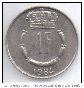 LUSSEMBURGO 1 FRANC 1984 - Luxemburgo