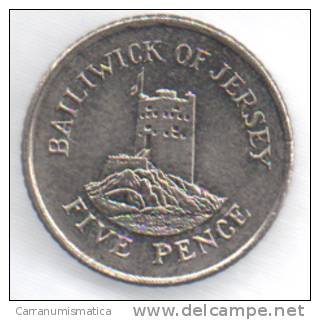 JERSEY 5 PENCE 1993 - Jersey