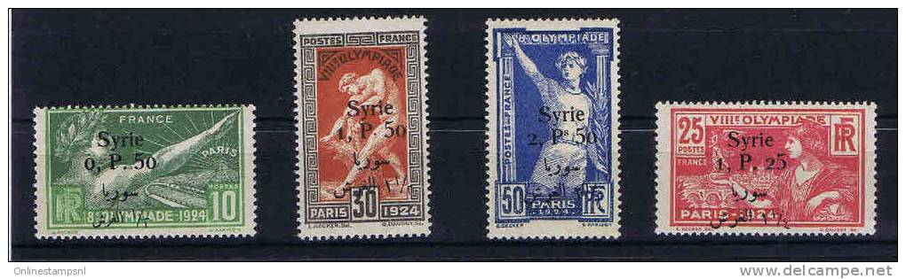 Syrie : Yv 149 - 152   MH/*,  Cat Value  € 180 - Neufs