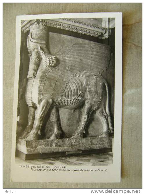 Louvre -Palais De Sargon  - Iran Persia - Taureau Aile A Face Humaine   D85775 - Irán