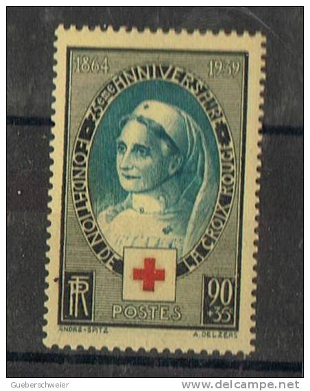 FR59 - FRANCE N° 422 Neuf** Croix-Rouge Infirmière - Unused Stamps