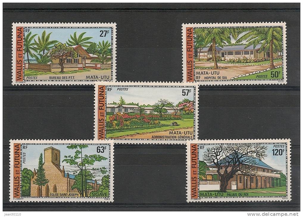 WALLIS ET FUTUNA  1977 N°Y/T :203 à 207** Côte 24,50 € - Ungebraucht