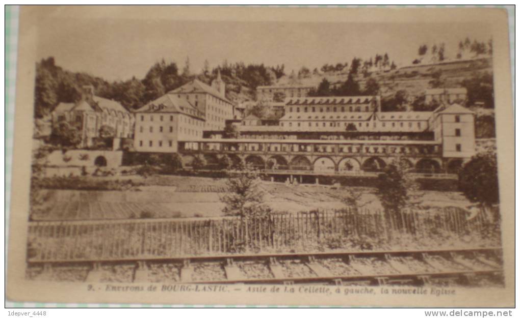 2  Cartes  Postales   Asile De  La  Cellette  (  Environs   De  Bourg- Lastic ) - Otros & Sin Clasificación