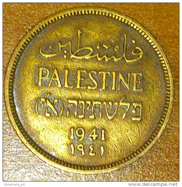 Palestine 1 Mil 1941 - Altri – Asia