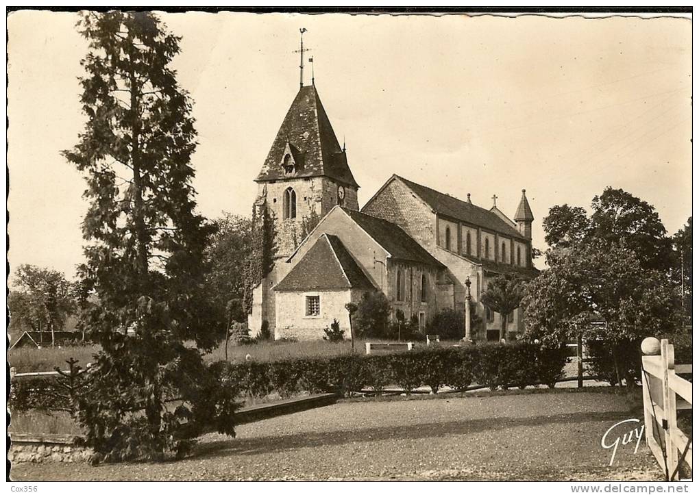 CPA 27 MUIDS  L´église  Clocher Et Choeur XIIé - Muids