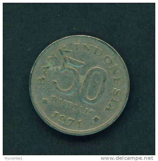 INDONESIA  -  1971  50 Rupiah  Circulated As Scan - Indonesia