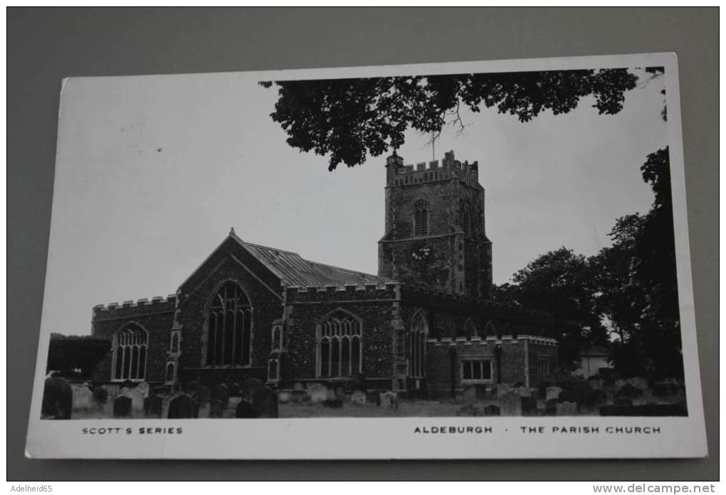 Aldeburgh Parish Church, Scott's Series Real Photo PC For Meppel Holland - Andere & Zonder Classificatie