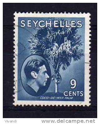 Seychelles - 1942 - 9 Cent Definitive (Ordinary Paper) - Used - Seychellen (...-1976)