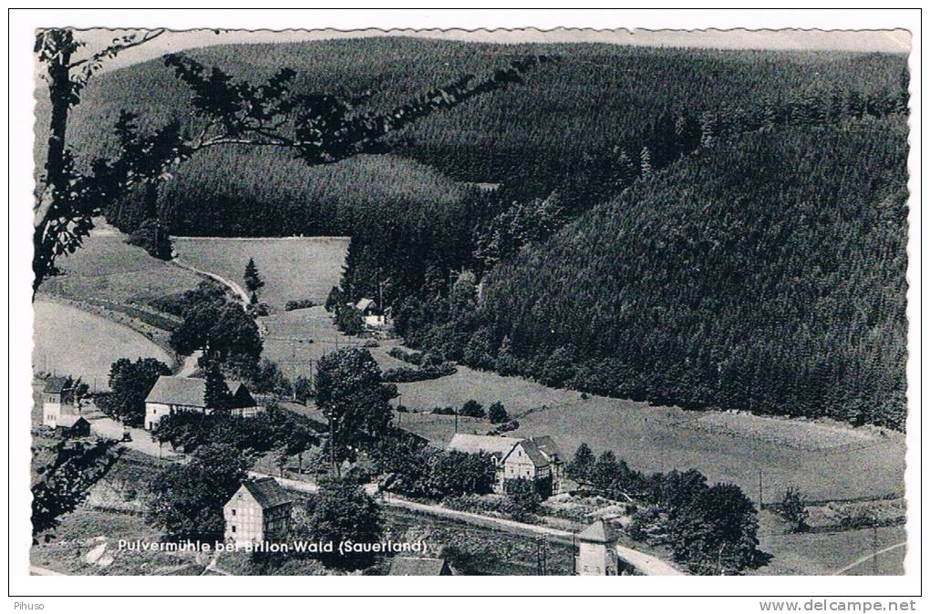 D3315   BRILON : Pulvermühle Bei Brilon-Wald - Brilon