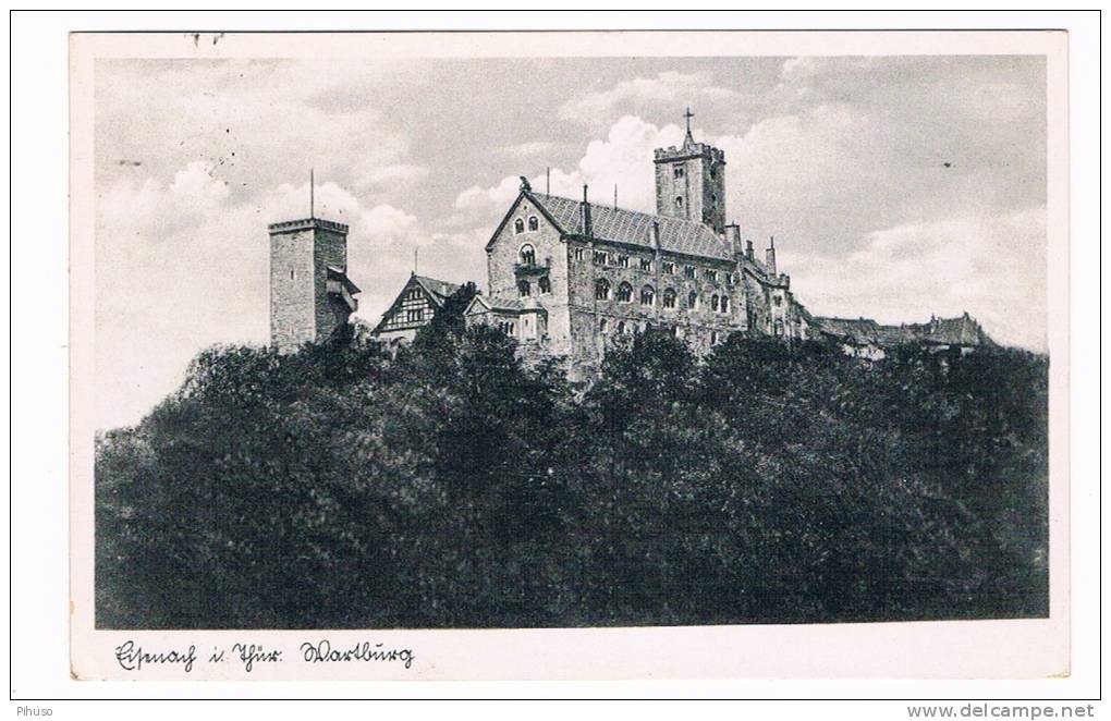 D3317   EISENACH :  Wartbürg - Bitburg