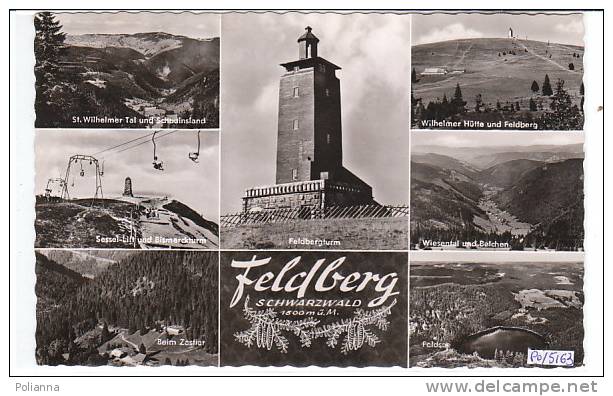 PO5163# GERMANIA - GERMANY - FELDBERG - SEGGIOVIA - FELDBERGTURM   VG 1960 - Feldberg