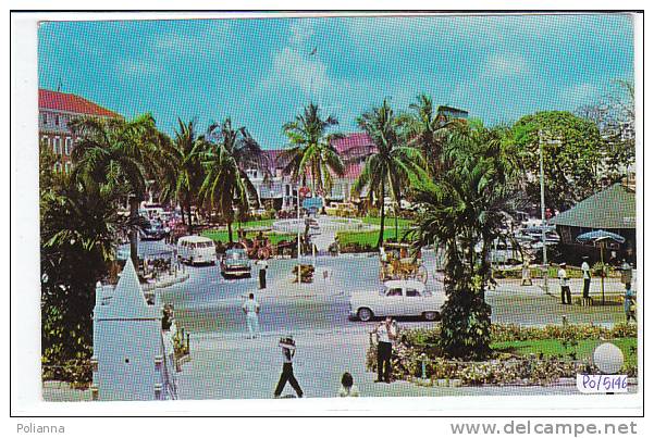 PO5146# BAHAMAS - NASSAU - RAWSON SQUARE - AUTO - CARROZZE CAVALLI - POLIZIA STRADALE  VG 1976 - Bahamas