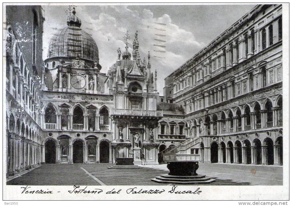 Bellissima   Cartolina  D'epoca       "  Venezia - Interno Del Palazzo Ducale    " - Venezia