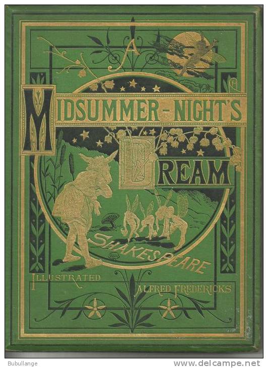 Midsummer Night's Dream  Shakespeare, Livre édition 1874 , Avec Dédicace, Voir Scan - 1850-1899