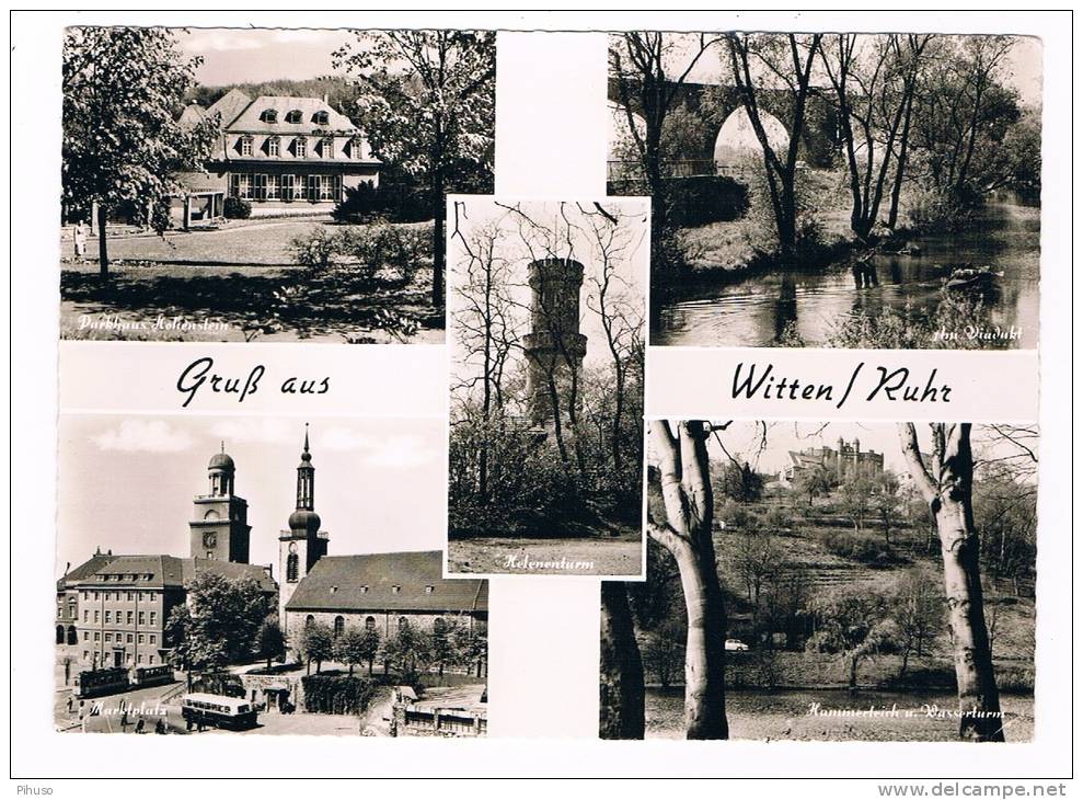 D3348   WITTEN : Gruss Aus ( Multiview) - Witten