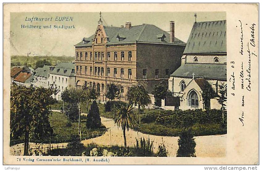 Belgique -ref 940- Eupen   - Carte Bon Etat - - Eupen