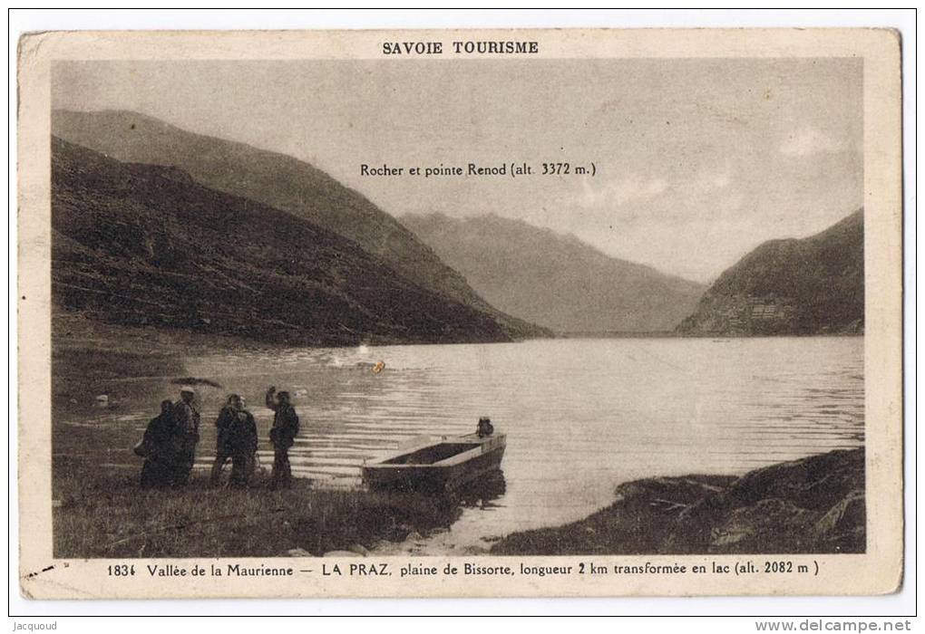 Savoie Vallee De La Maurienne La Praz Plaine De Bissorte Longueur 2 Km Transformee En Lac - Autres & Non Classés