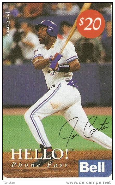 TARJETA DE ESTADOS UNIDOS DE JOE CARTER JUGADOR DE BEISBOL - Other & Unclassified