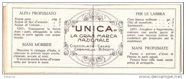 PO5368# CALENDARIETTO PUBBLICITARIO ILLUSTRATO Omaggio UNICA "Unione Naz. Industria Cioccolato E Affini" 1926 - Klein Formaat: 1921-40